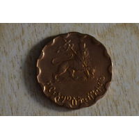 Эфиопия 25 сантимов  1944