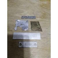 Таблички, шильды, бирки.