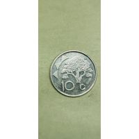 Намибия 10 цент 2002
