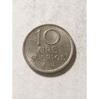 Швеция 10 оре 1964