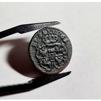 Солид 1751 года Август III Королевство Польское ХОРОШИЙ