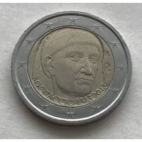 Италия 2 евро 2013 - 700 лет со дня рождения Джованни Боккаччо