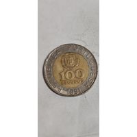 Португалия 100 эскудос 1991