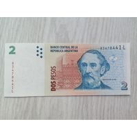 Аргентина 2 UNC c рубля
