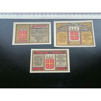 Германия-нотгельд  50 пфеннигов 1 .2 марки 1922  NIEHEIM