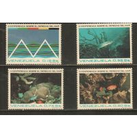 Венесуэла-1974(Мих.1963-1966) , **  , Морская  Фауна, Рыбы (полная серия)