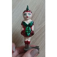 Елочные игрушки, стекло, земляничка из набора Чипполино