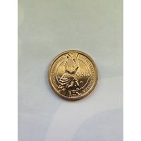 1 доллар США. Подземная железная дорога.