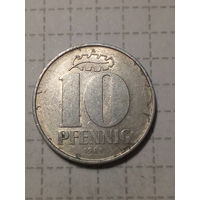 10 пфенниги ГДР  1983  год
