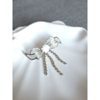 Брошь бантик винтажная ретро 90х гг