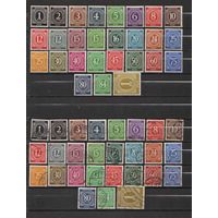 Германия.СОЮЗНАЯ ОККУПАЦИЯ!ПОЛНАЯ серия СТАНДАРТОВ в двух вариантах! ЧИСТАЯ без наклеек и следов от них-СОСТОЯНИЕ-родной клей! Гашеная серия -ВЫСОКИЙ каталог !