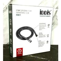 Душевой Шланг * для Смесителя * IDDIS * Хром * с Чёрной Вставкой * 150 см