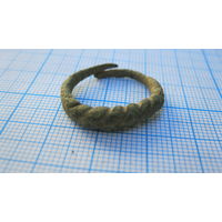 Перстень старинный. Бронза, литье.