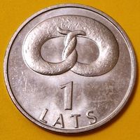 Латвия 1 лат 2005 Крендель