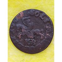 Солид (боратинка) 1660 г. литовский герб, более редкая с литовским гербом, без мц.