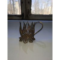 Подстаканник скань "цветок" Азербайджан.