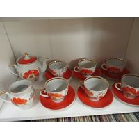 Сервиз Маки Барановка СССР