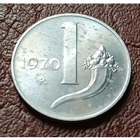 Италия 1 лира, 1970   ( 1-7-1 )