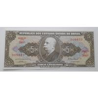 Бразилия 5 крузейро 1962 - 1964 года UNC