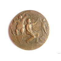 Медаль 1902 год Министерство иностранных дел 100 лет. Россия Российская империя #000