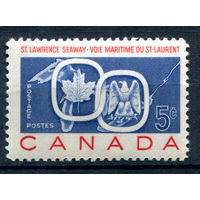 Канада - 1959г. - открытие морского пути - 1 марка - полная серия, MNH [Mi 334]. #3-WK-100-A-2