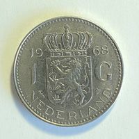 Нидерланды 1 гульден 1968