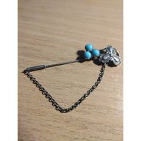 Брошь -  игла мельхиор