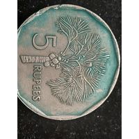 5 рупий сейшельские острова