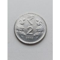 Индия. 2 рупии 2016 года. (4)