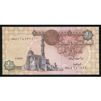 Египет 1 фунт 2007 г. P57k. UNC