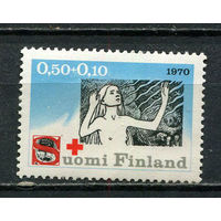 Финляндия - 1970 - Красный крест 0,50М + 0,10Р - [Mi.674] - 1 марка. MH.  (Лот 25JL)-TG2P39