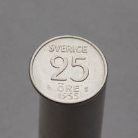 Швеция 25 эре 1955