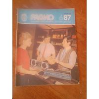 Журнал Радио 1987--6 выпуск