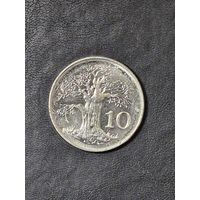 10 центов, Республика Зимбабве, 2001 год