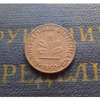 1 пфенниг 1950 (D) Германия ФРГ #23