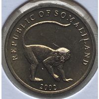Сомалиленд 10 шиллингов 2002 г. В холдере