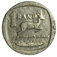 ЮАР 1 ранд, 2019