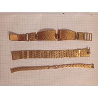 Часы Позолоченные Браслеты в состоянии лотом с рубля без мпц!