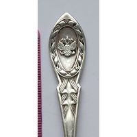 Кофейная ложка. Вес 18,1 грамма. Серебро 925. 12,7 см. Не чищена. 201