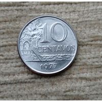 Werty71 Бразилия 10 сентаво 1977