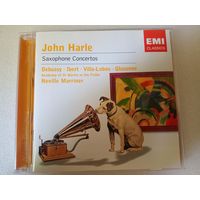 (cd) John Harle - Debussy, Villa-Lobos, Ibert ( Academy Of St. Martin In The Fields, Neville Marriner) – Concertos Pour Saxophone