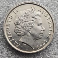 Австралия 10 центов  1999 г.