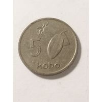 Нигерия 5 Кобо 1974