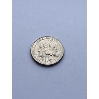 25 центов 2013 г., Национальный мемориал Маунт-Рашмор, штат Южная Дакота, США