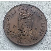 Антильские острова 2.5 цента 1974  3-15-42