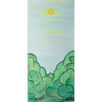 Полдень (12), пастель, бумага, 2007, Котов Олег