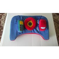 Мягкая игрушка в машину для малышей. Увлечет малыша в дороге. Мягкий материал. Размер 38 на 24 см. Хорошее состояние.