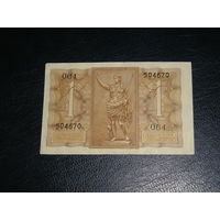 Италия, 1 Лира 1939 Сохран !