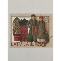 Традиционная зимняя одежда Латвии - варежки