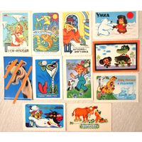 Календарики. Мультфильмы. Сказки. Цена за 1шт.